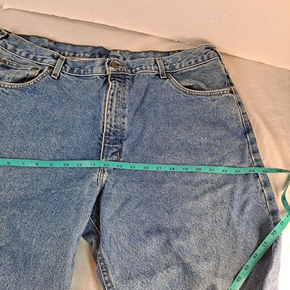 Carhartt Jeans Mens 42 X 30 Relaxed Fit Blue Denim - Picture 7 of 9